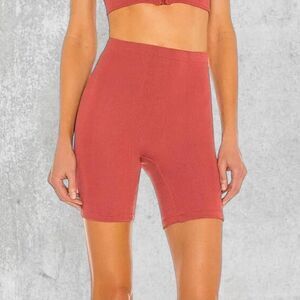 NWT Bound-Eye “The Olivia” Shorts Sienna Ribbed Bike/Swim One Size